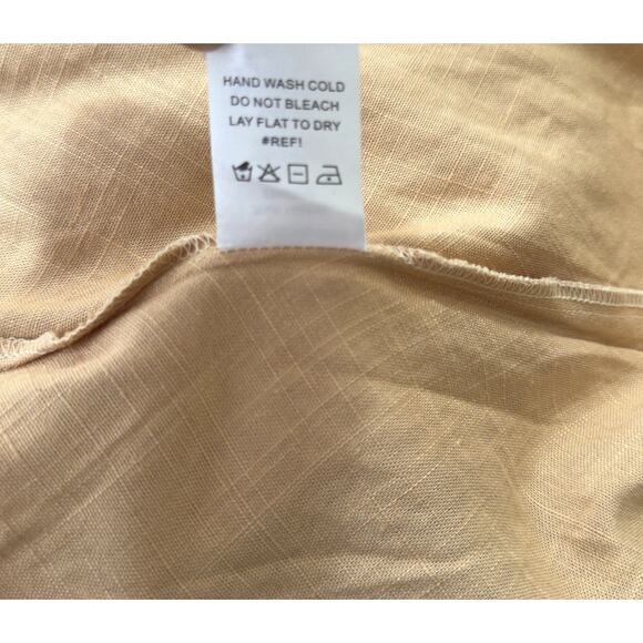 White Birch Womens 2X Boho Peasant Blouse Open Floral Balloon Sleeves Terracotta - Picture 8 of 8